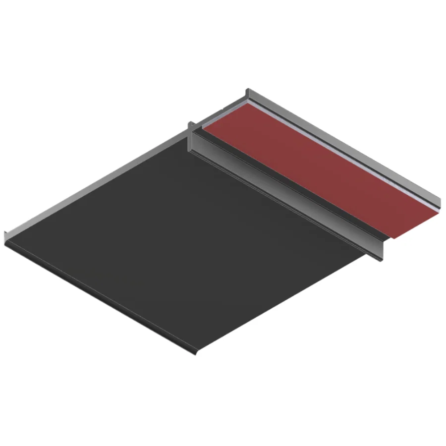1100120275 – JAEGER Slide Out Seal, Single 1-1/4 Inch Wipe 40 Foot Length Black Polymer With Locator Leg